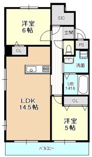 ファミールヨシオカ205の間取り画像