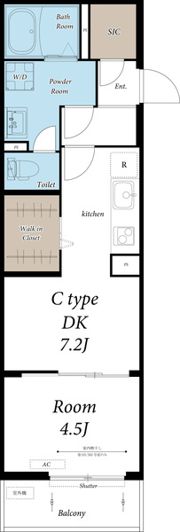 アプロ川崎の間取り画像