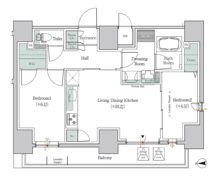 ワンルーフレジデンス板橋大山の間取り画像