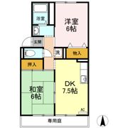ヴィスタ桑田 Ⅱ棟の間取り画像