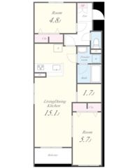 二番館の間取り画像