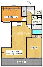 グレーシル鷹取の間取り画像