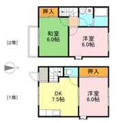 ルーミー北柏2号館の間取り画像