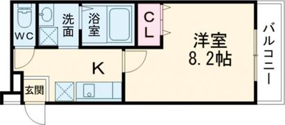 フジパレス堺浜寺石津Ⅲ番館の間取り画像