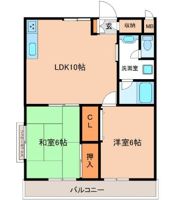 上志津田中ハイツA棟の間取り画像