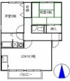 ブランシュールⅡ Bの間取り画像