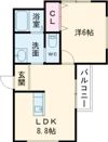 KUKULU REX 古市の間取り画像