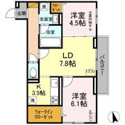 グランテージ海神Gの間取り画像