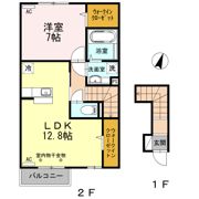 Gracias(グラシアス) Aの間取り画像