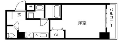 ララプレイス三宮ルミナージュの間取り画像