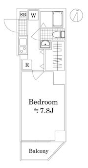 エスファルベ川口の間取り画像