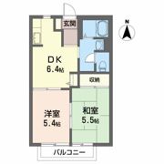 ヴォルテール Bの間取り画像