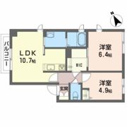 シャーメゾン中園の間取り画像