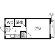 メゾン川内B棟の間取り画像
