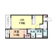 パークプレイス中川原の間取り画像