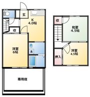 カーサ北山の間取り画像