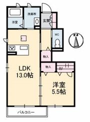 シャーメゾンサペリアの間取り画像