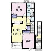 セレノ新町の間取り画像