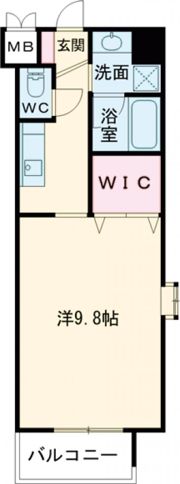 サージュ陣原の間取り画像