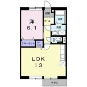 オークヒルズ Bの間取り画像