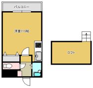 レジデント京泊の間取り画像