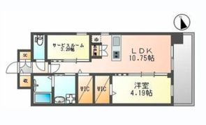 ALⅰSS堺町の間取り画像