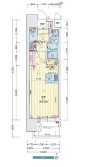 プレサンス久屋大通セントラルパークの間取り画像