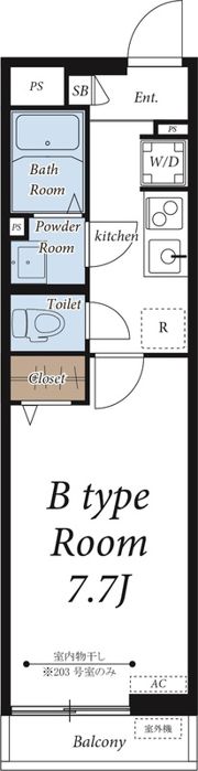 グレイス本厚木の間取り画像