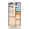 ヒルズ折尾の間取り画像