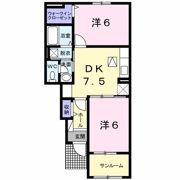 カーサ・エルシア Ⅱの間取り画像