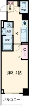 MISTRAL姫路駅前Ⅶ高尾町の間取り画像