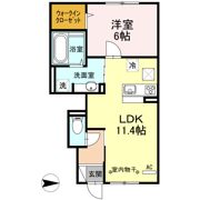 グランディール城東の間取り画像