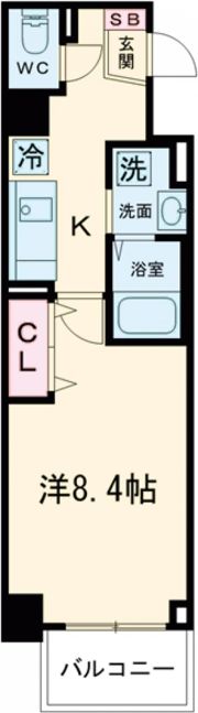 MISTRAL姫路駅前Ⅶ高尾町の間取り画像