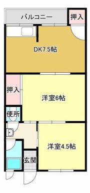 パールハイツの間取り画像