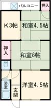 パールハイツの間取り画像