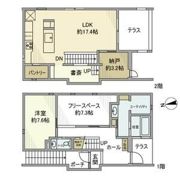 浅草橋戸建の間取り画像