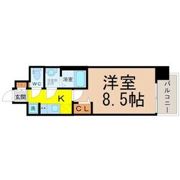プレサンス大須観音駅前の間取り画像
