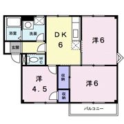 プラドール邦Bの間取り画像