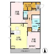 ハピネス ストームの間取り画像