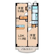 フォレスト ハサマの間取り画像