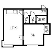 ●ダイヤモンドハイツの間取り画像