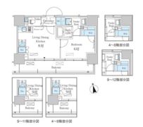 パークアクシス東陽町・親水公園の間取り画像