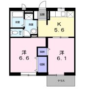 ベルメイユBの間取り画像