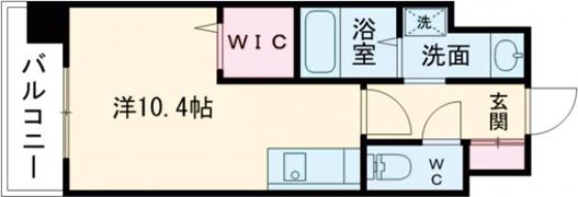フォーエス熊本駅前Ⅱの間取り画像