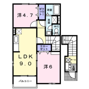 ポライトリーBの間取り画像