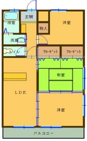 グレースコート・M B棟の間取り画像