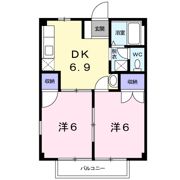 ファンタジアⅠの間取り画像