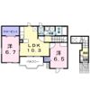 オーブ Bの間取り画像