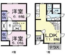 ベルメゾン花町の間取り画像