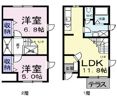 ベルメゾン花町の間取り画像
